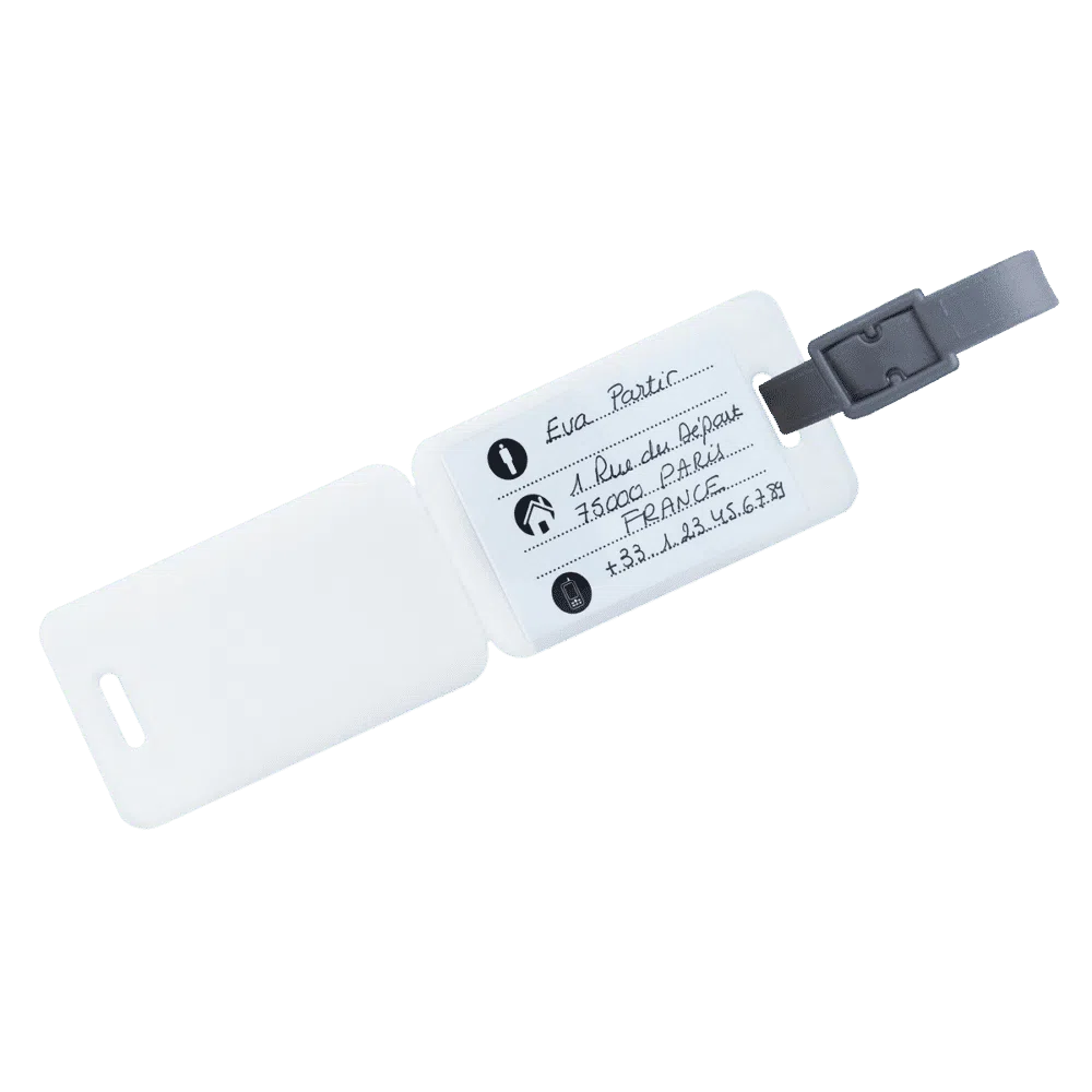 étiquette bagage Color pop fabrication française