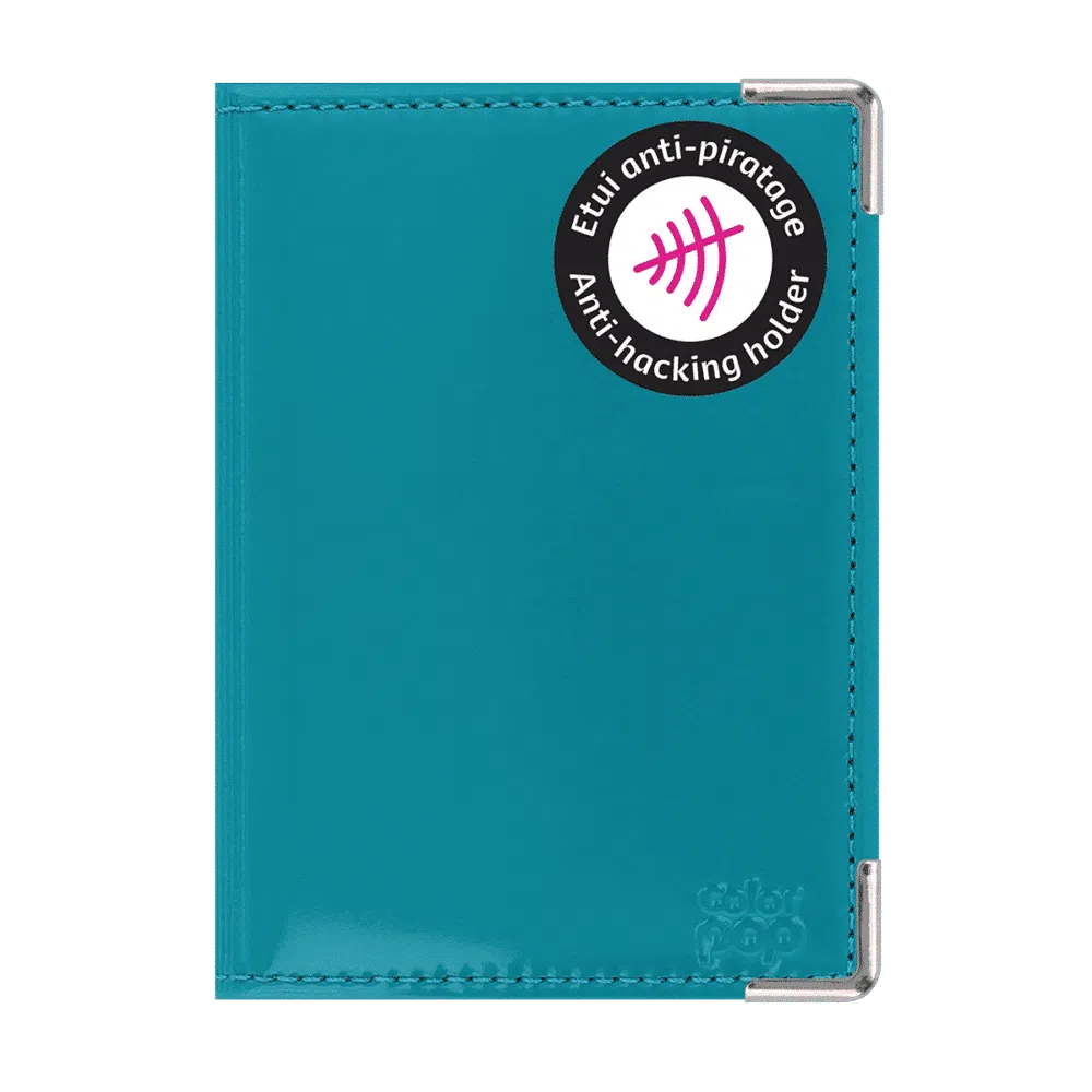 portefeuille extraplat anti piratage anti-rfid Color pop fabrication française