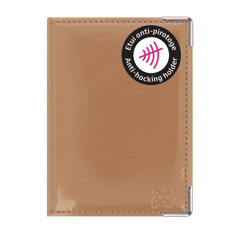 portefeuille extraplat anti piratage anti-rfid Color pop fabrication française