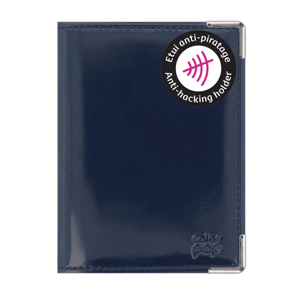 portefeuille extraplat anti piratage anti-rfid Color pop fabrication française