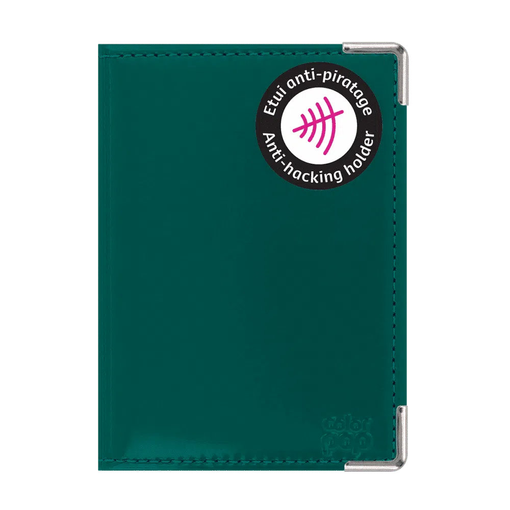 portefeuille extraplat anti piratage anti-rfid Color pop fabrication française