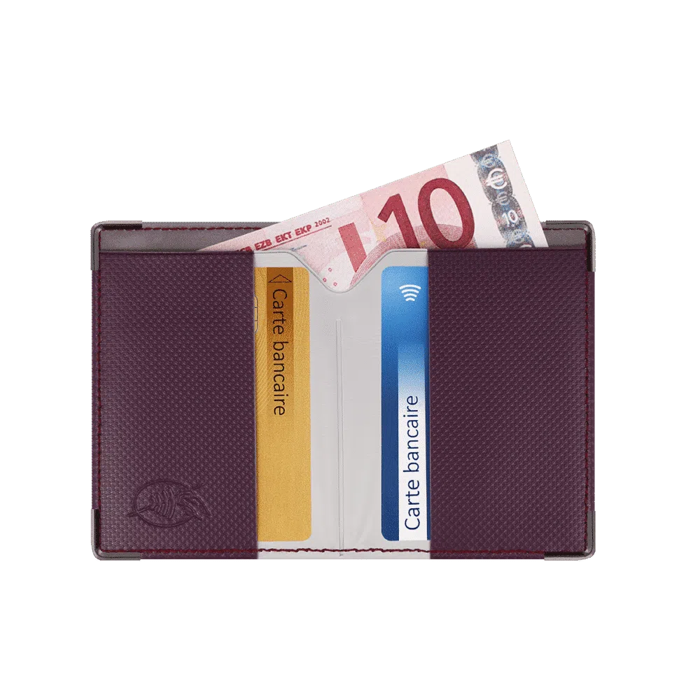 portefeuille extraplat anti piratage anti-rfid Color pop fabrication française