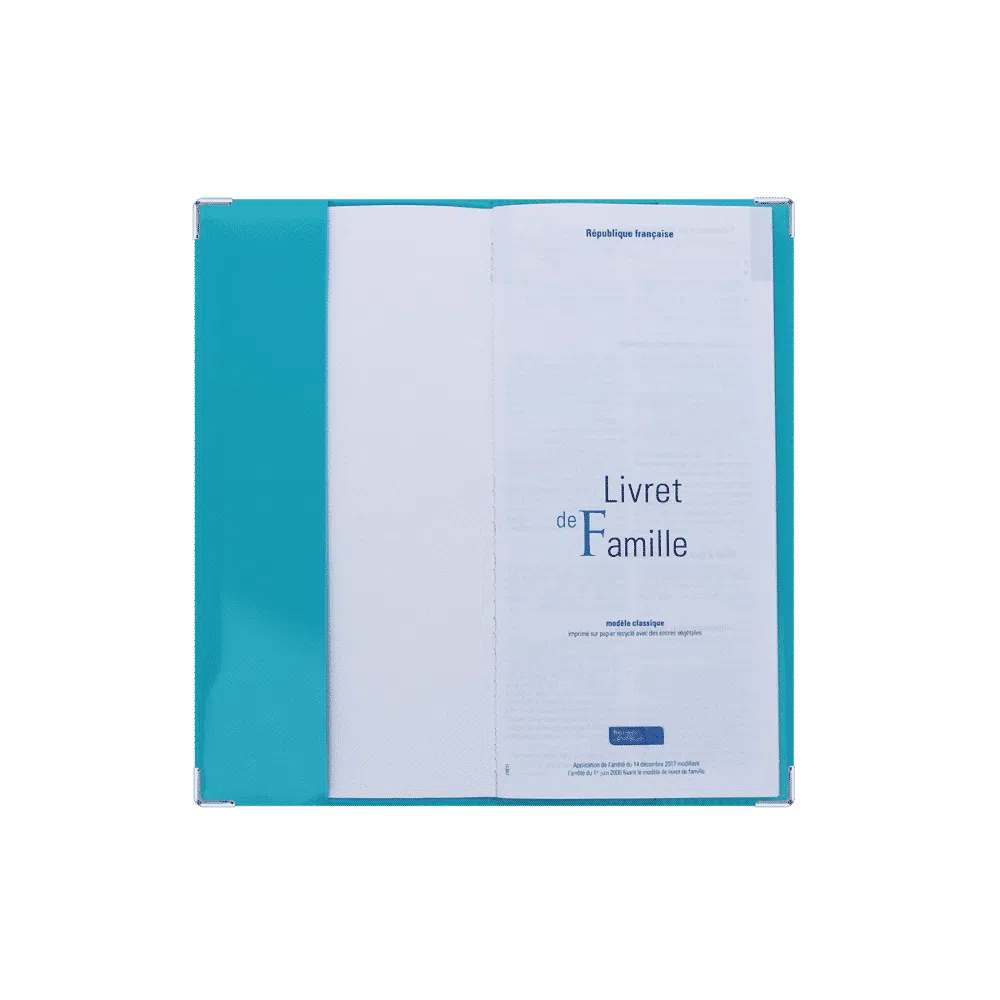 livret de famille Color pop fabrication française