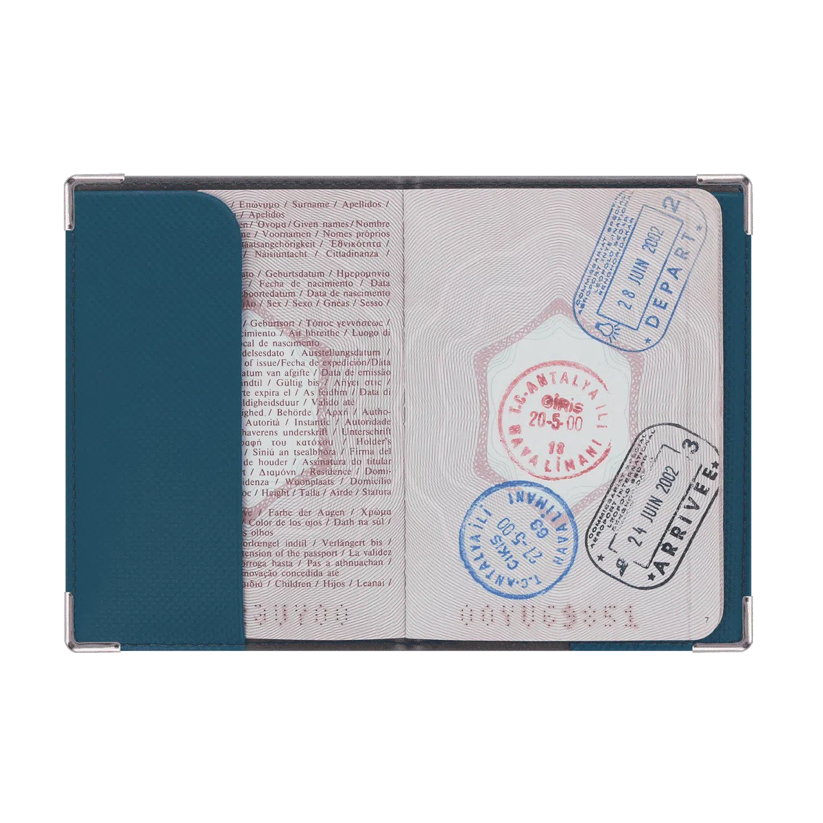 Passeport anti-piratage anti-rfid Color pop fabrication française