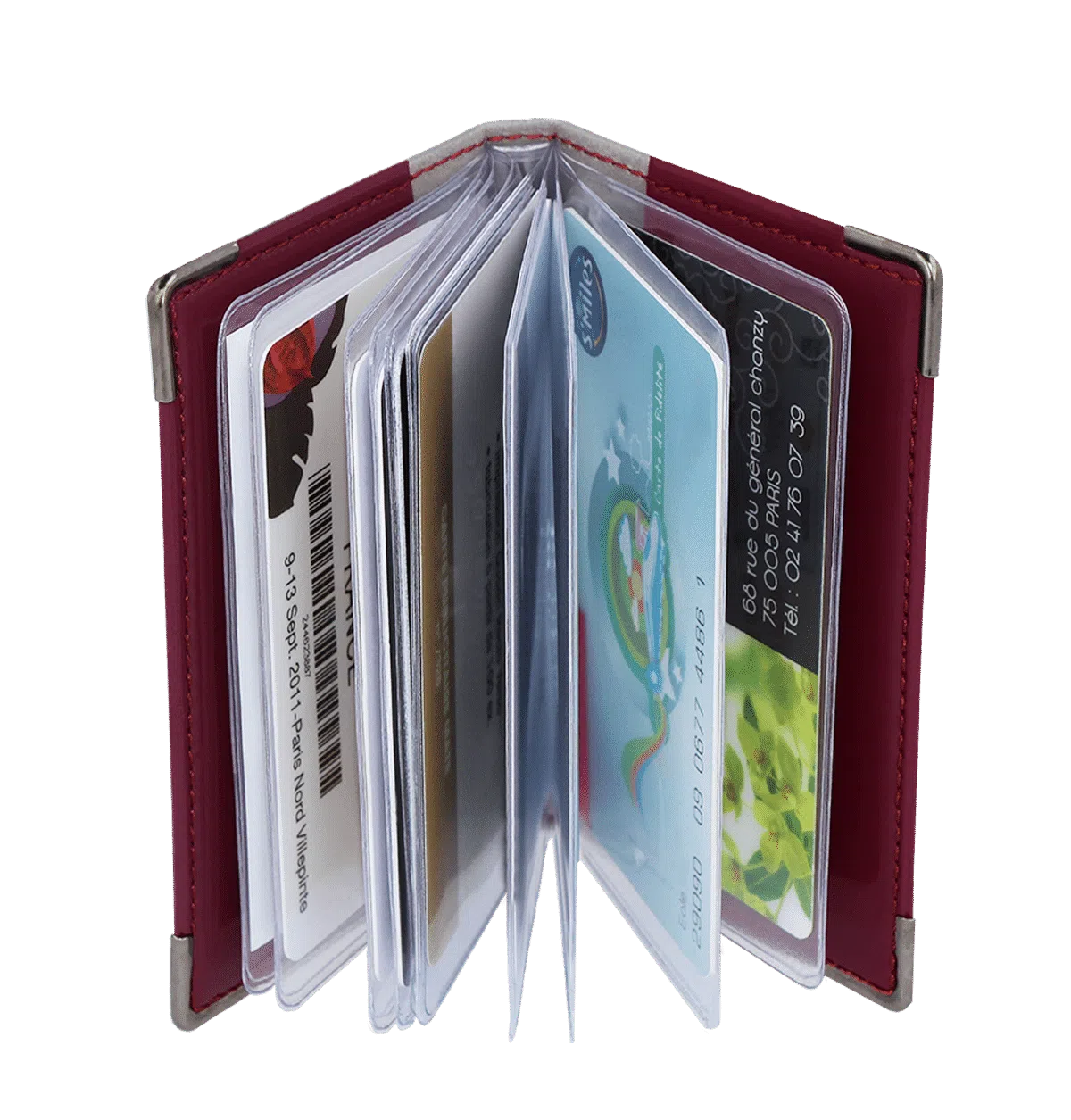 étui cartes fidélité cartes visite Color pop fabrication française