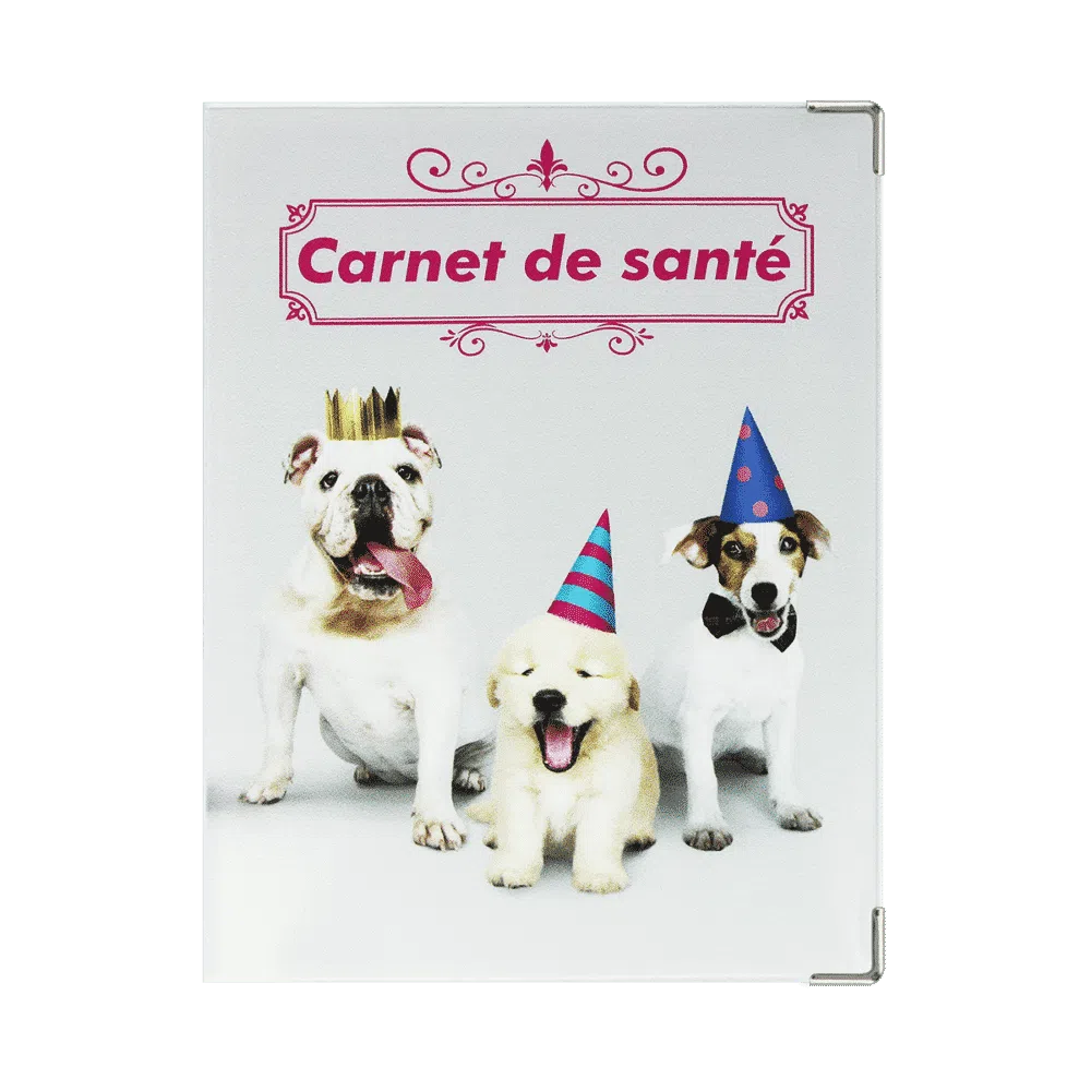 étui santé animaux carnet vaccination Color pop fabrication française