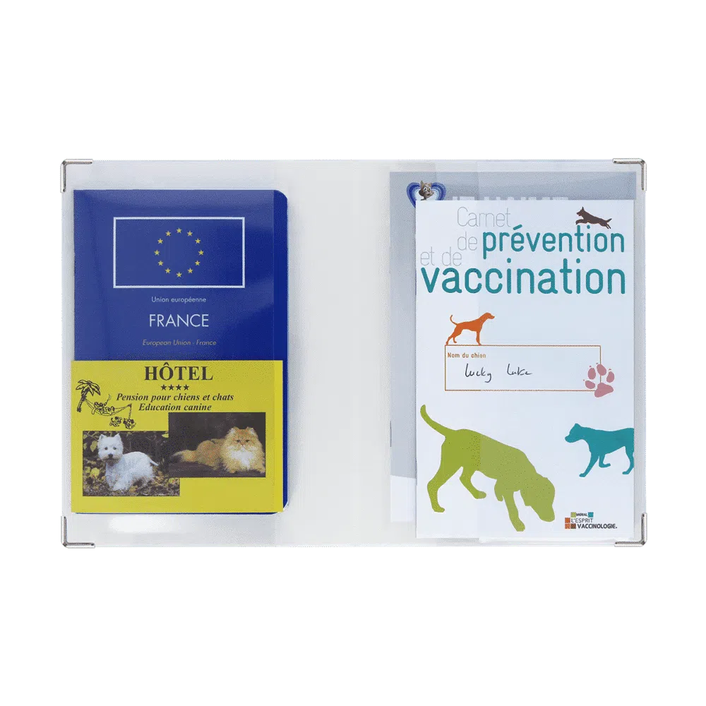 étui santé animaux carnet vaccination Color pop fabrication française