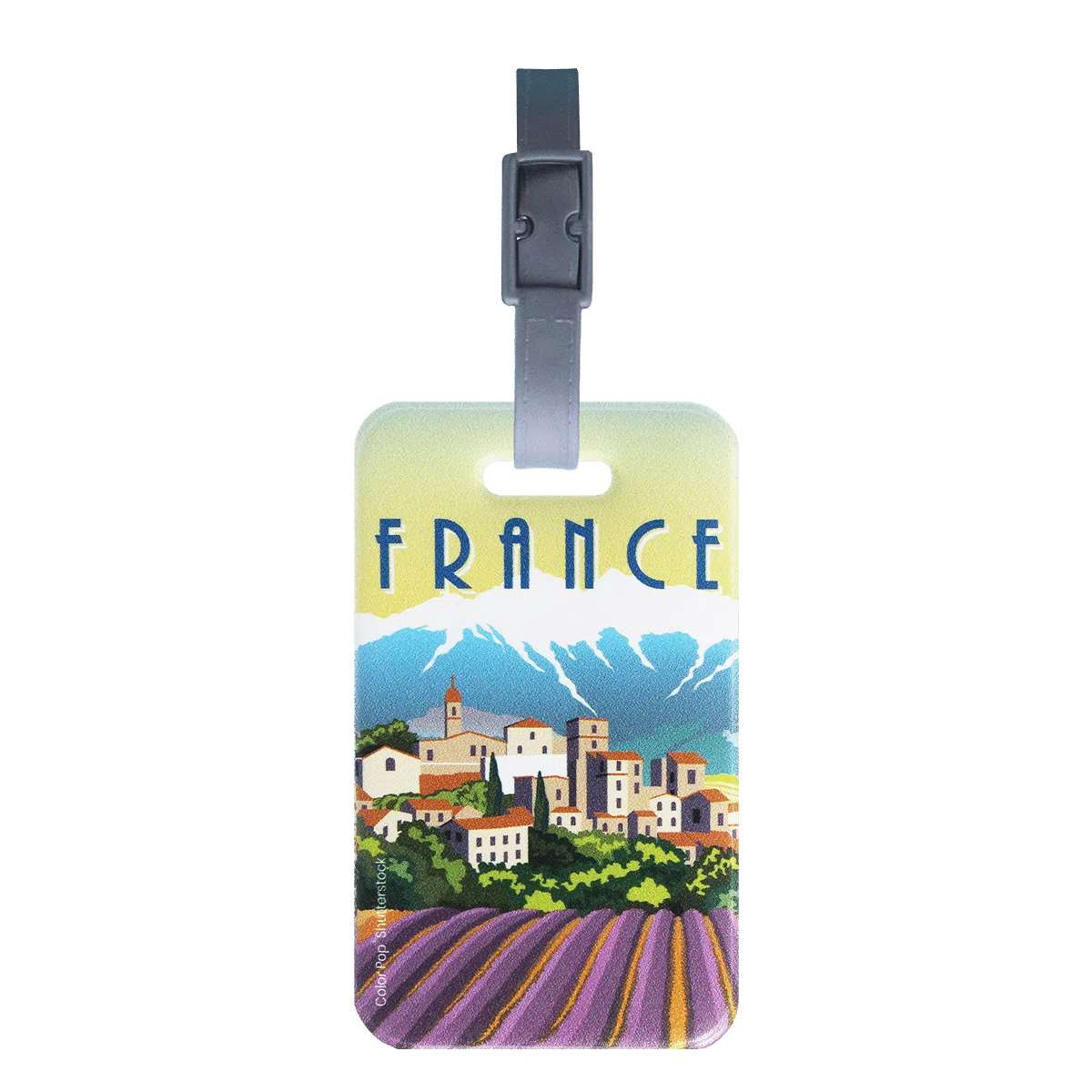 étiquette bagage Color pop fabrication française