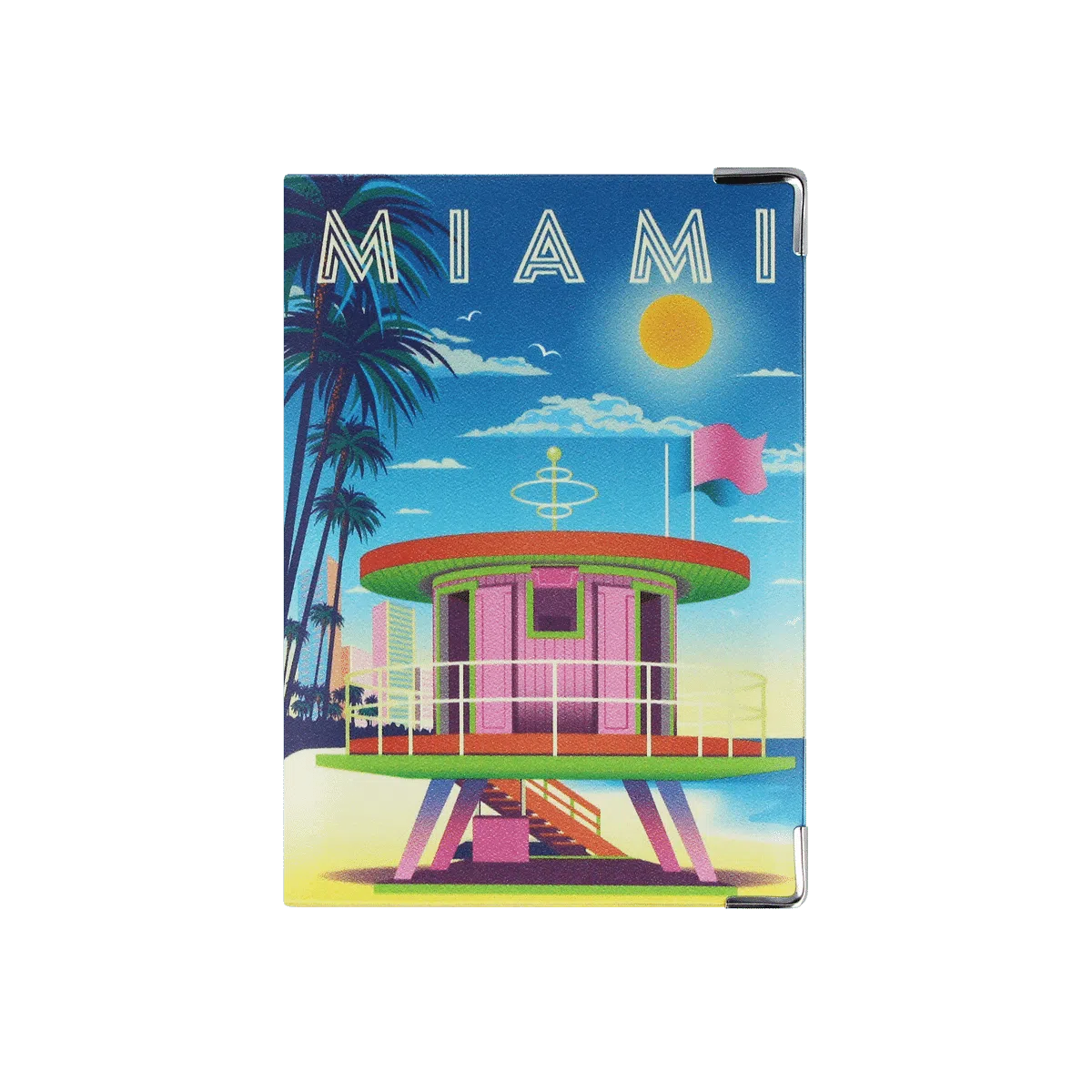 Passeport voyage valise Color pop fabrication française