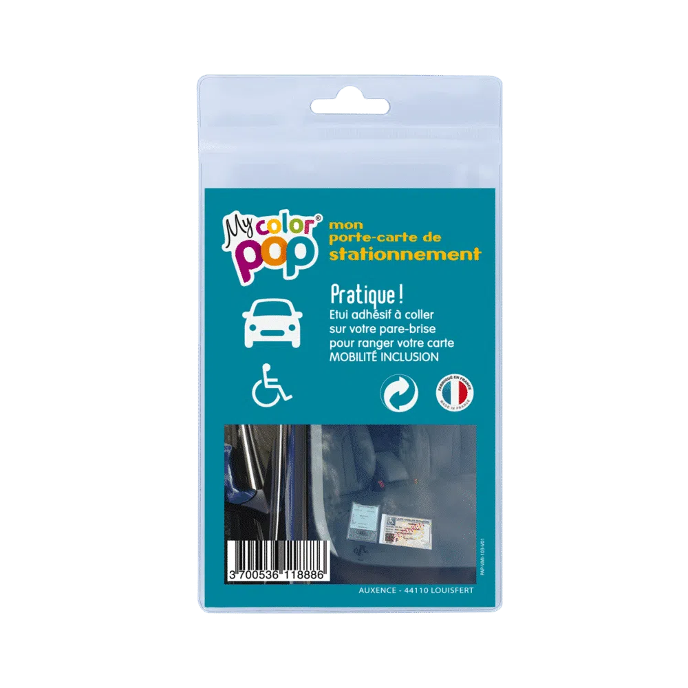 Étui mobilité inclusion handicape Color pop fabrication française