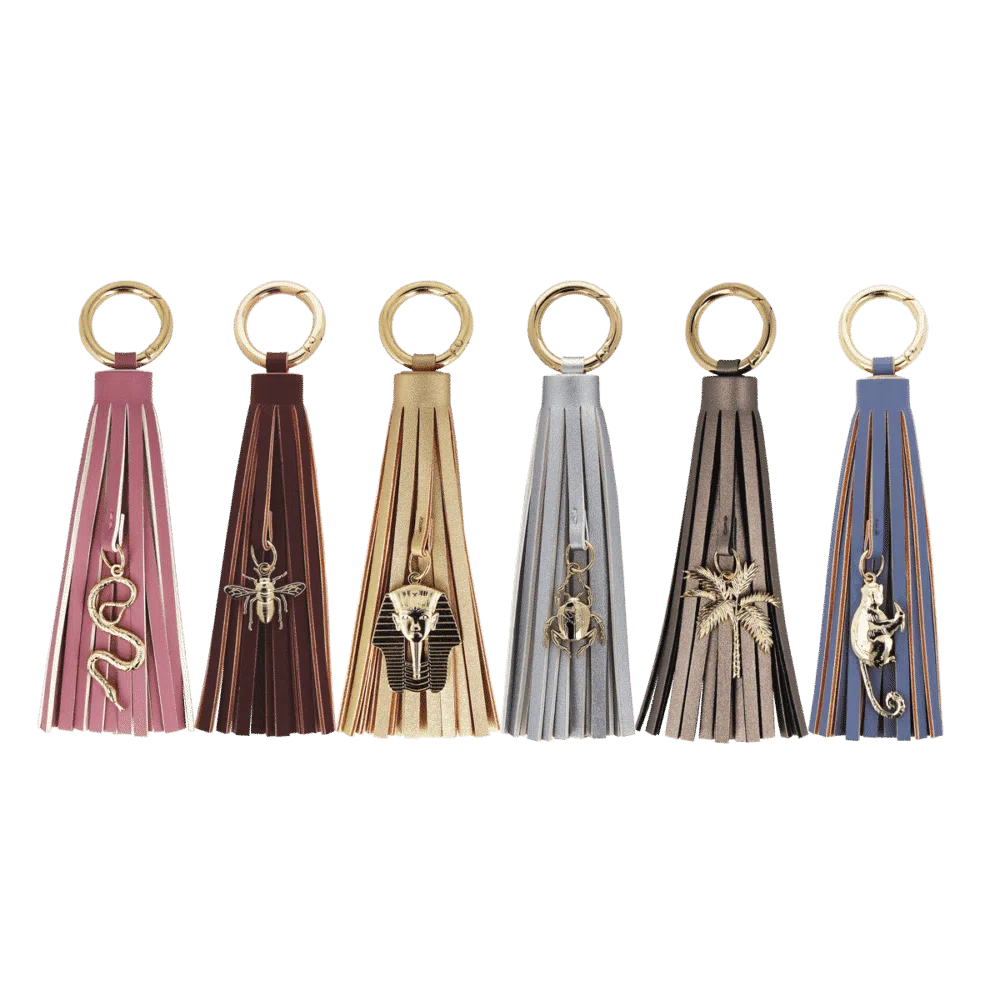 Porte-clés franges Color pop