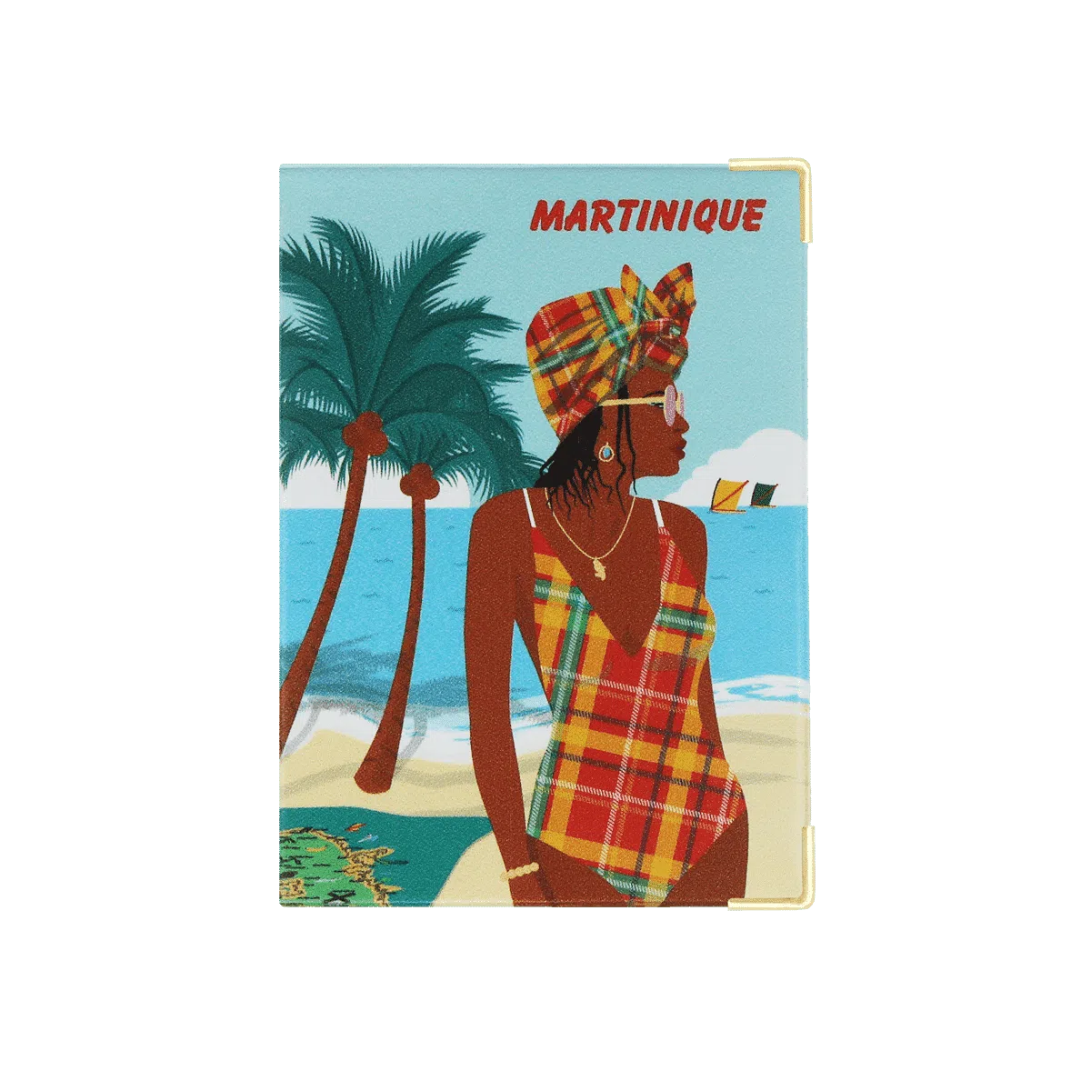 Passeport voyage valise Color pop fabrication française