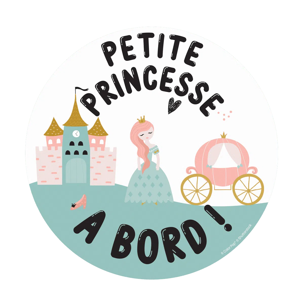 bébé a bord magnétique Color pop fabrication française