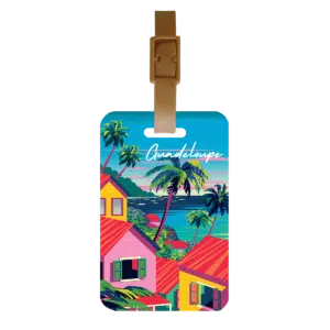 étiquette bagage Color pop fabrication française