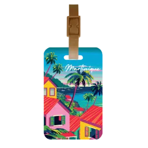 étiquette bagage Color pop fabrication française