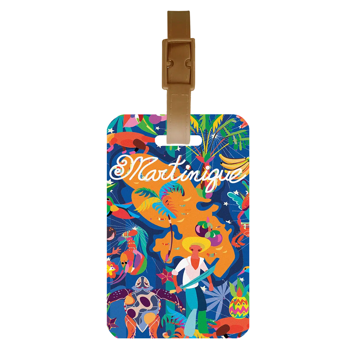 étiquette bagage Color pop fabrication française