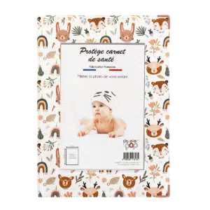 étui carnet de santé personnalisable Color pop fabrication française