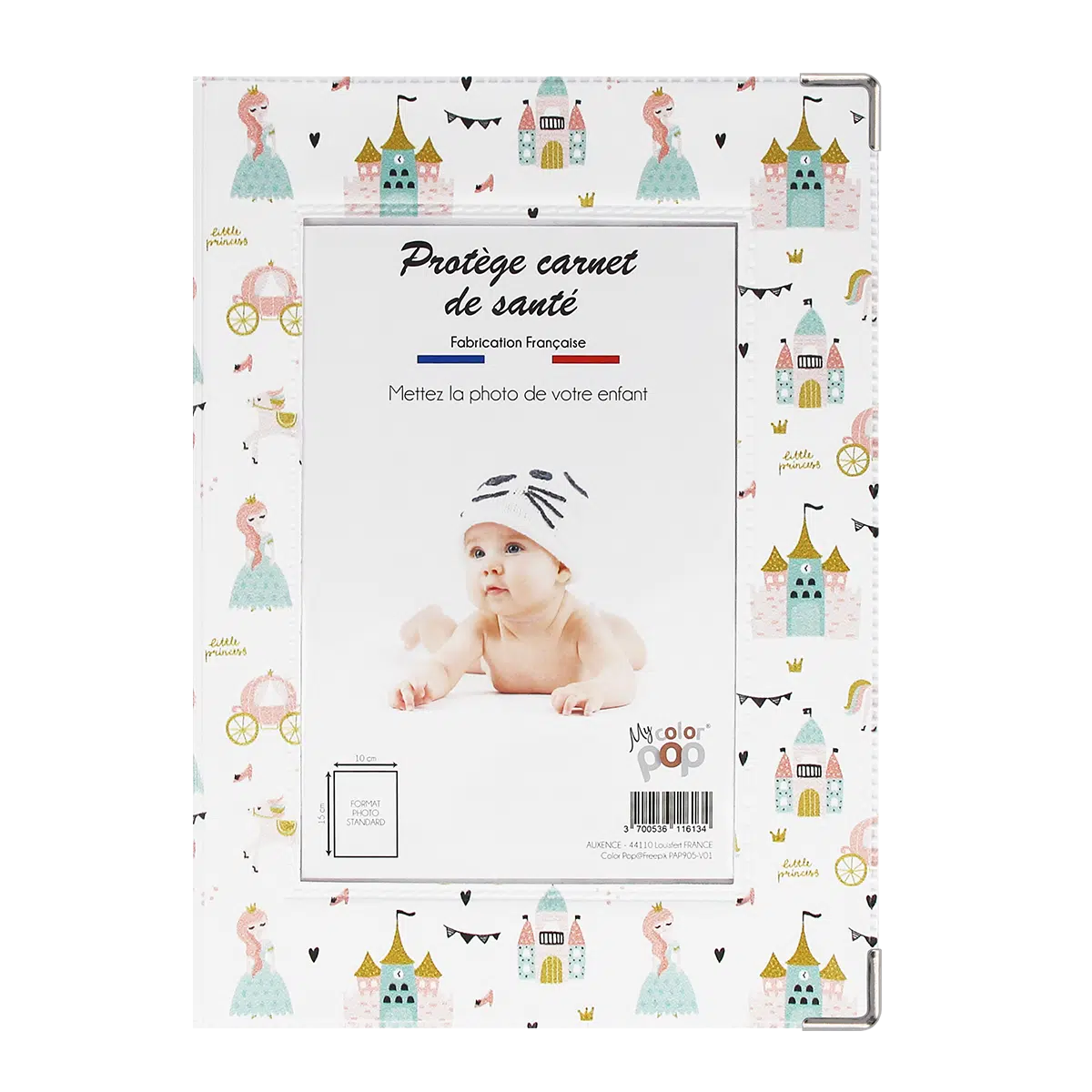 étui carnet de santé personnalisable Color pop fabrication française