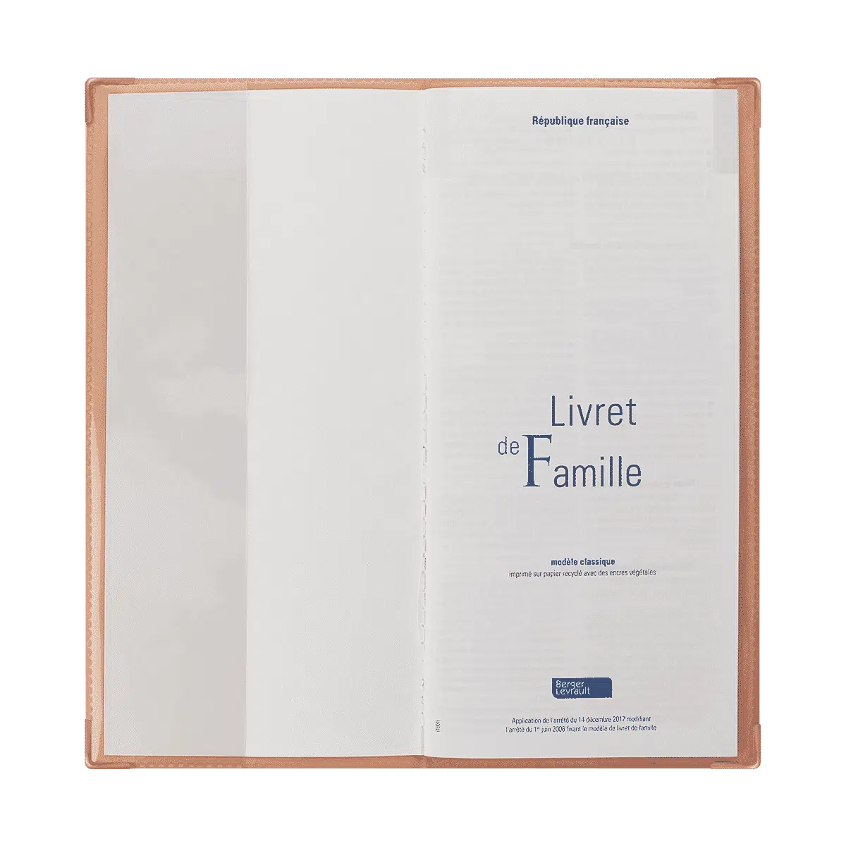 Livret de famille Color pop fabrication française