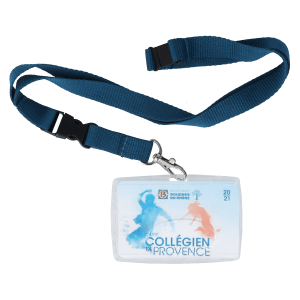 porte-badge Color pop fabrication française