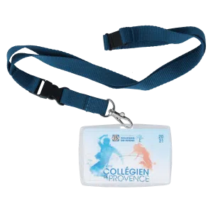 porte-badge Color pop fabrication française