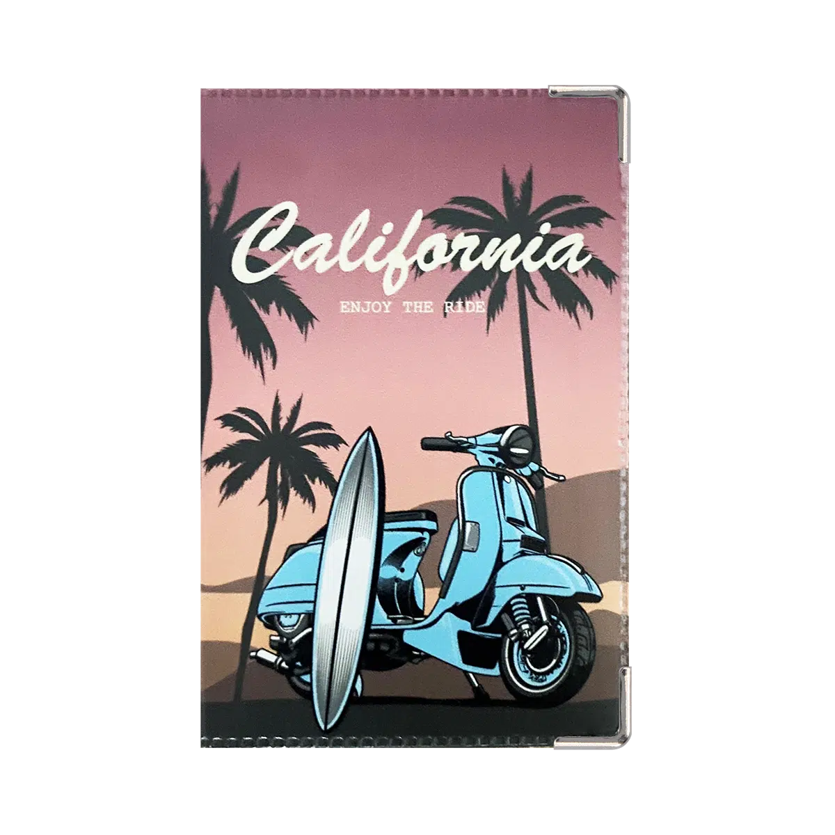 porte papiers voiture étui carte grise étui permis de conduire Color pop petite maroquinerie made in France fabrication française