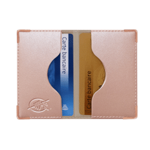 Portefeuille plat anti piratage RFID étui carte bancaire porte carte bancaire Color pop petite maroquinerie made in France fabrication française