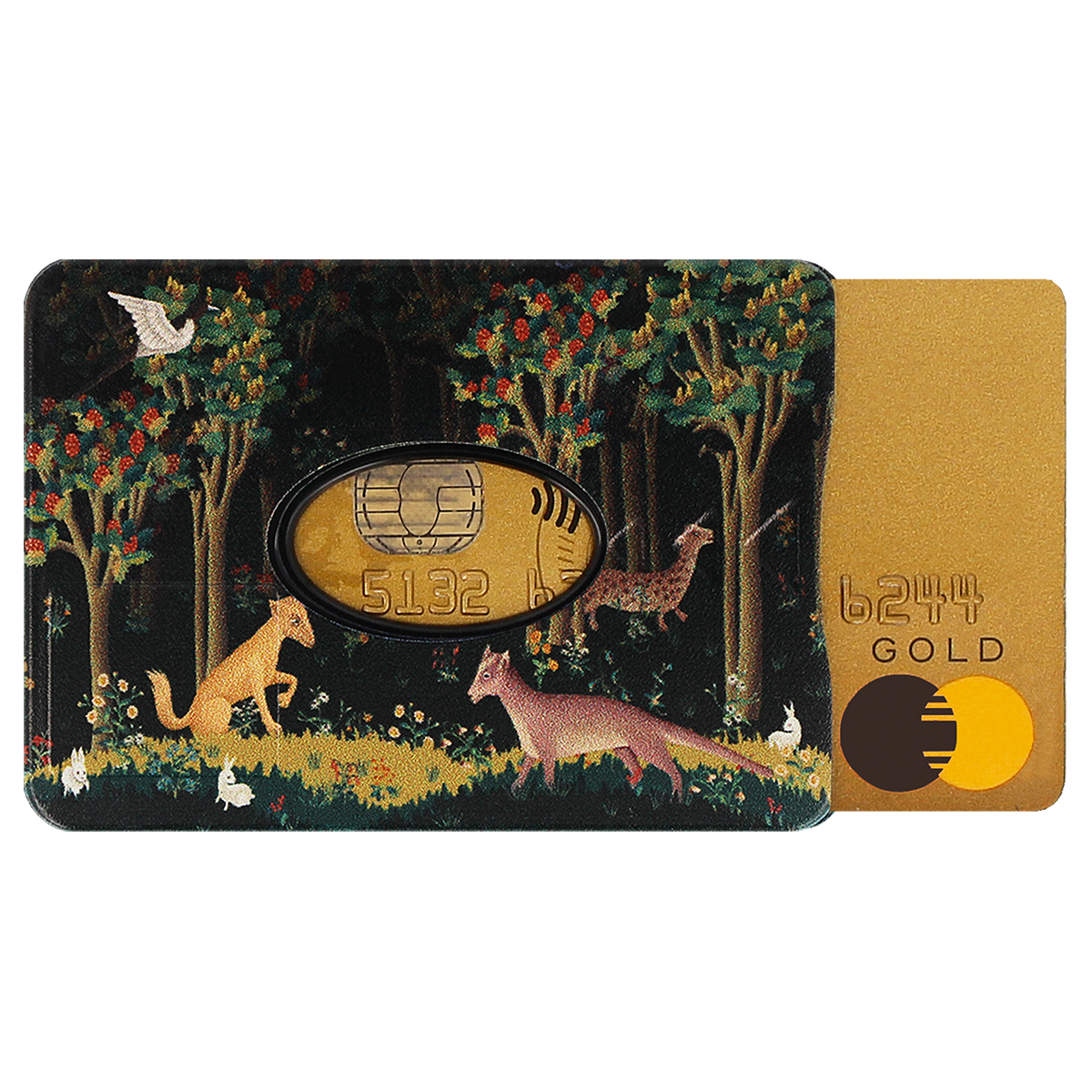 étui carte rigide anti-rfid anti-piratage Color pop fabrication française