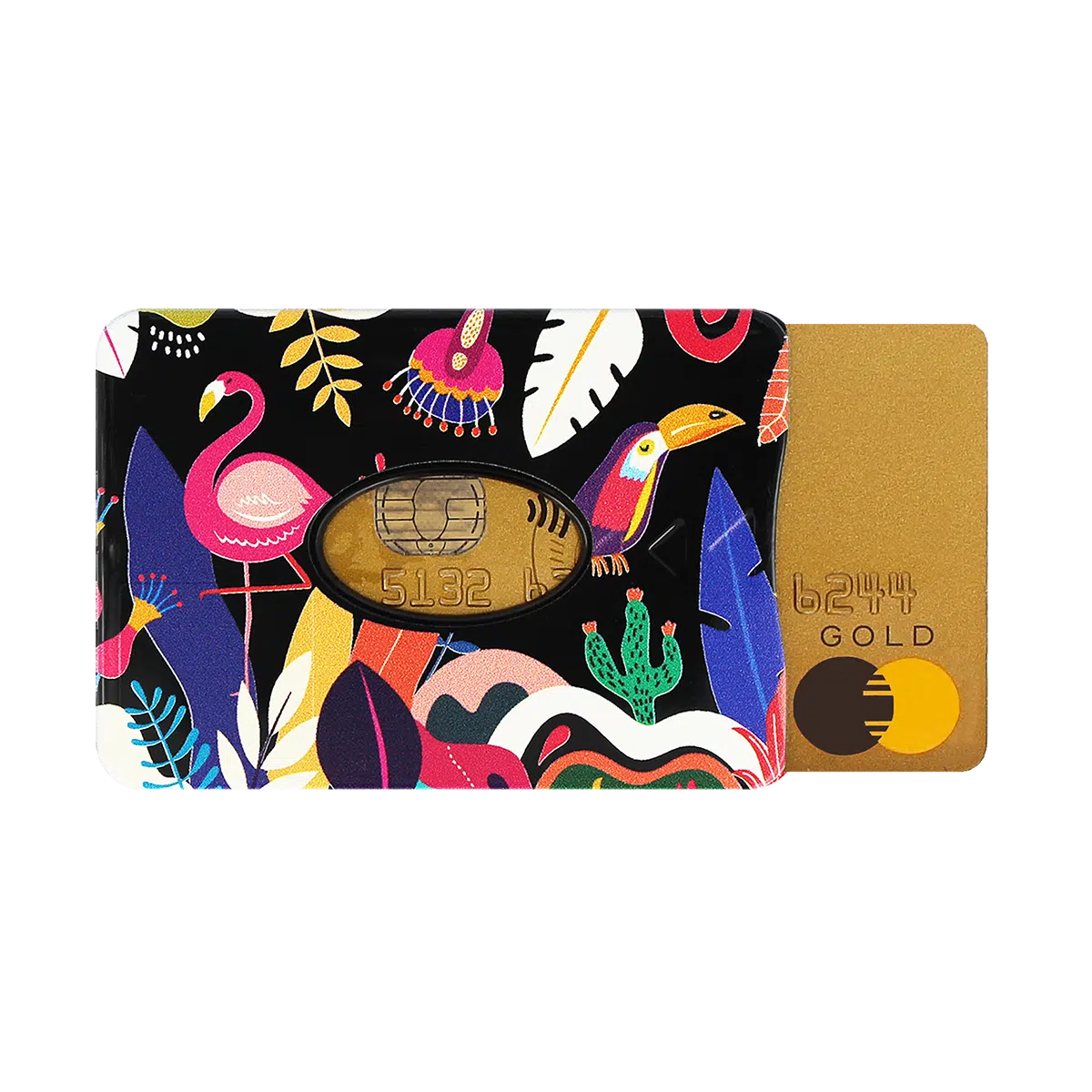 étui carte rigide anti-rfid anti-piratage Color pop fabrication française