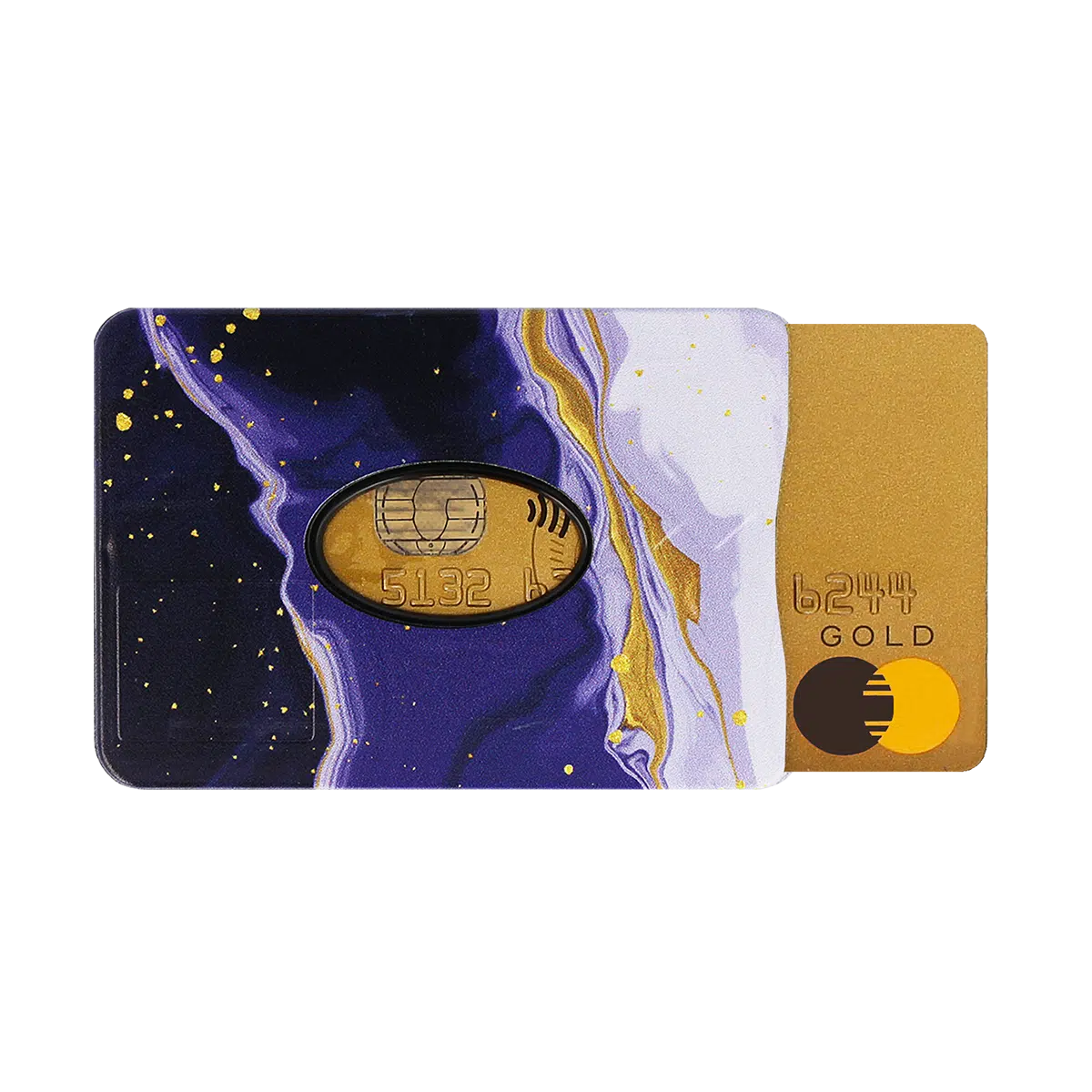 étui carte rigide anti-rfid anti-piratage Color pop fabrication française