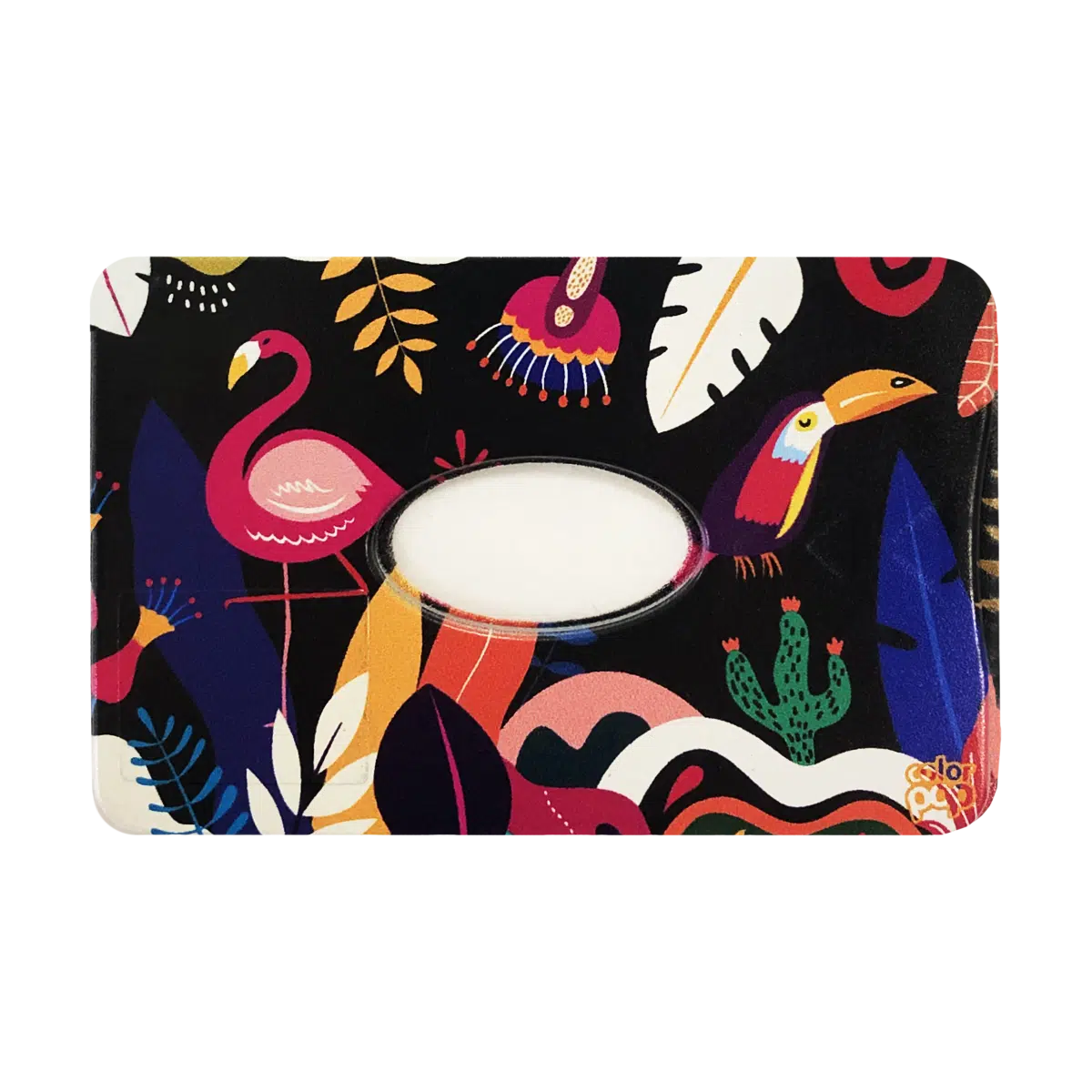 2 flamingo printemps 613 étui pour carte blindée anti rfid anti piratage