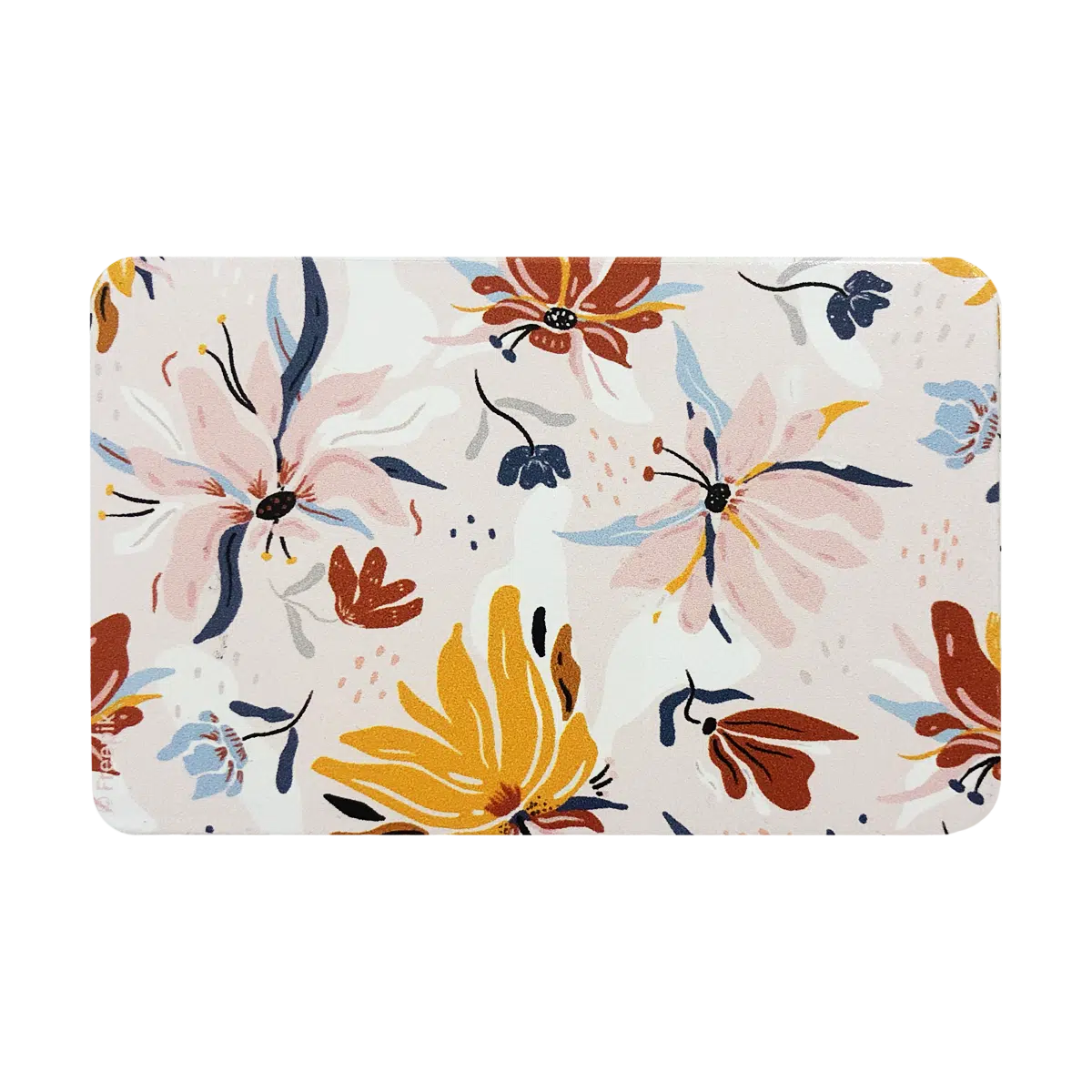 3 fleurs printemps 613 étui pour carte blindée anti rfid anti piratage