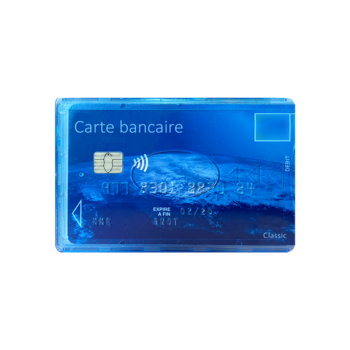 617_bleu_02_etui-1-carte_blinde_anti-rfid_anti-piratage_colorpop_petite-maroquinerie_pvc_fabrication-francaise étui carte rigide anti-RFID anti-piratage blindé carte bancaire Color pop petite maroquinerie made in France fabrication française