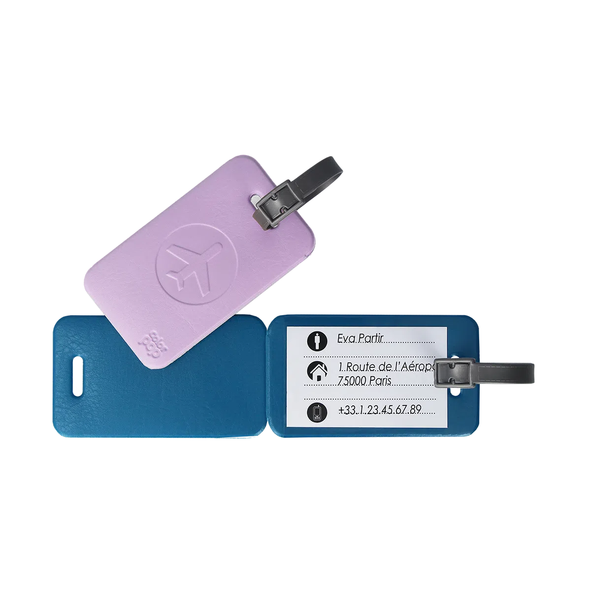 étiquette bagage Color pop fabrication française