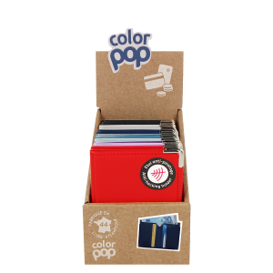 Portefeuille extraplat anti-piratage - Présentoir de 15 unités - Fantasia