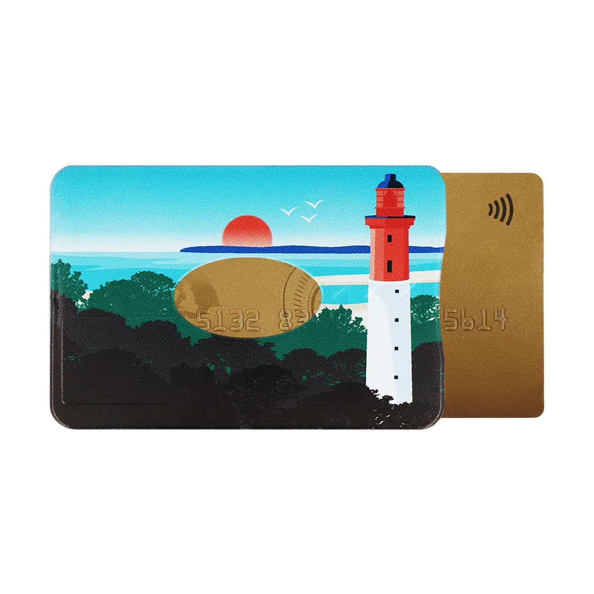 motif ferret, carte bancaire, carte de crédit, carte anti-rfid, carte anti-piratage, protège carte bancaire, étui pour carte bancaire ou carte de crédit