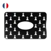 motif drapeau noir, carte bancaire, carte de crédit, carte anti-rfid, carte anti-piratage, protège carte bancaire, étui pour carte bancaire ou carte de crédit