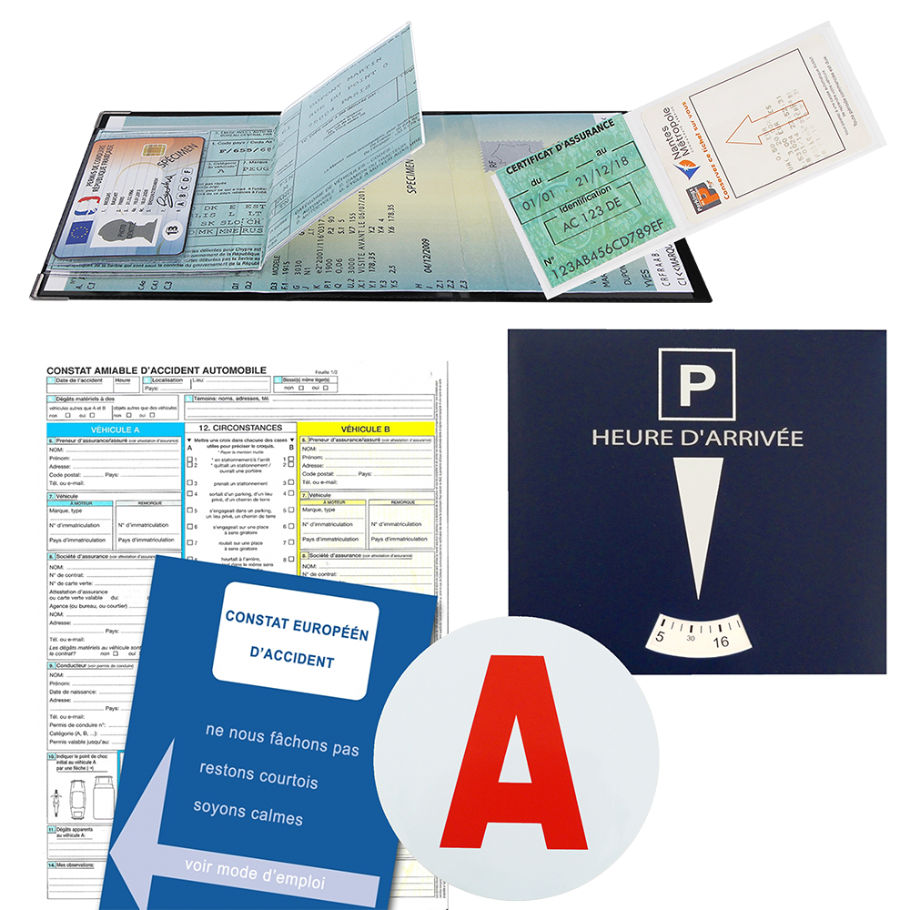 kit jeune conducteur Color pop fabrication française