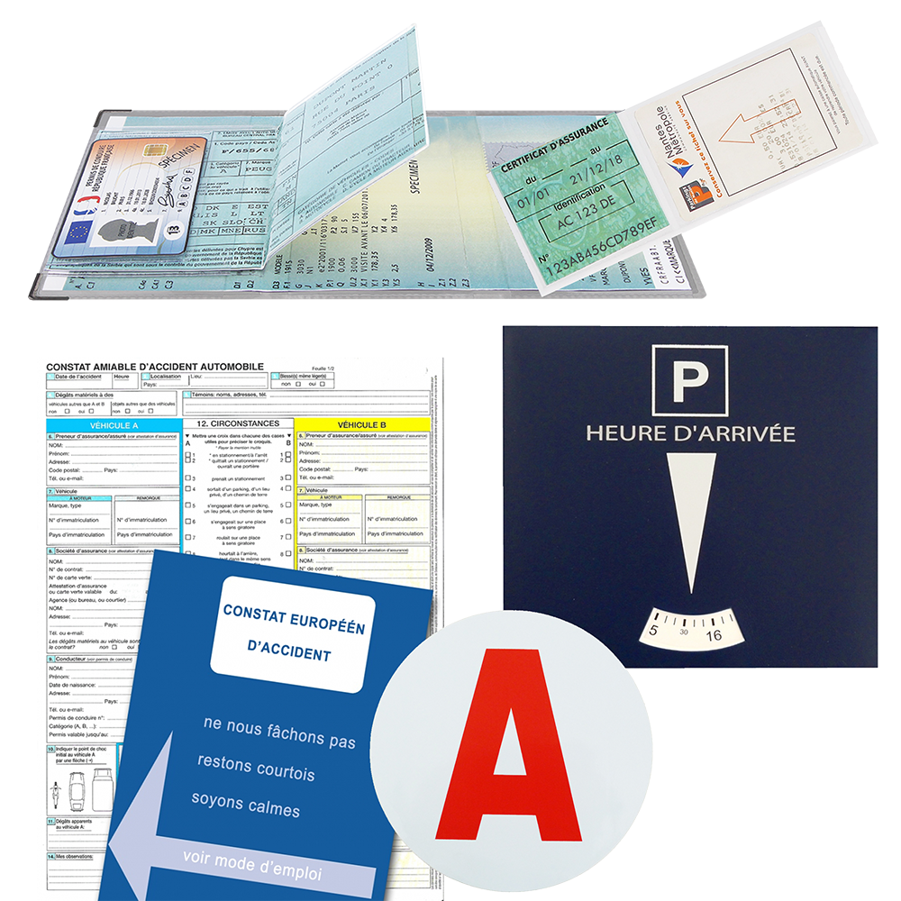 kit jeune conducteur Color pop fabrication française