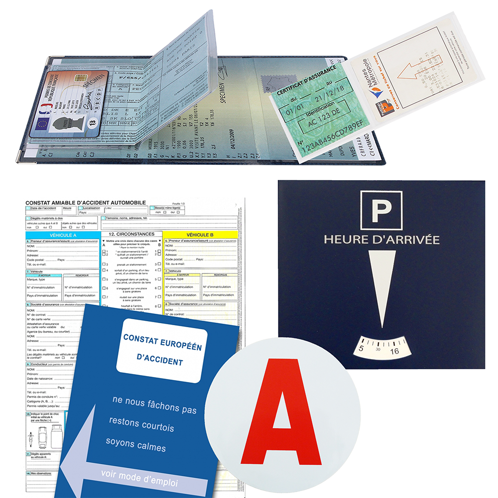 kit jeune conducteur Color pop fabrication française