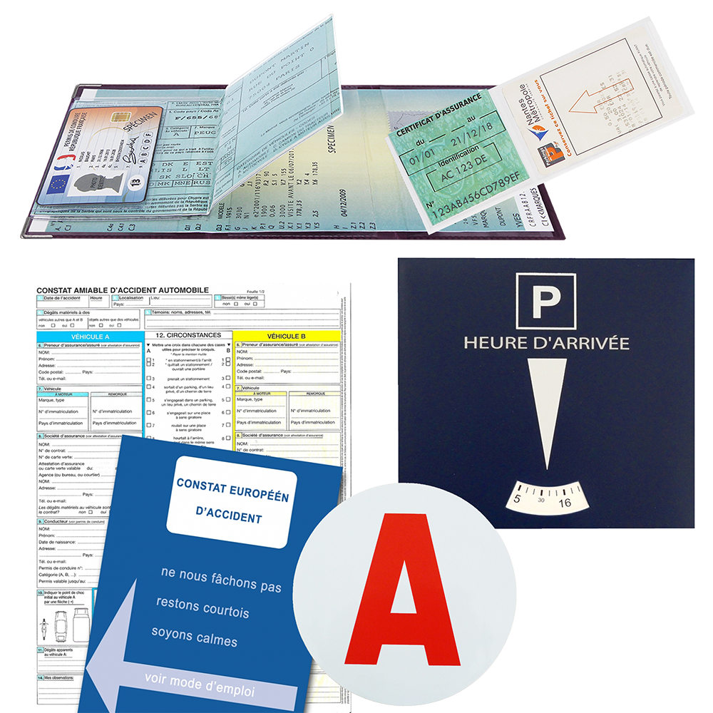 kit jeune conducteur Color pop fabrication française