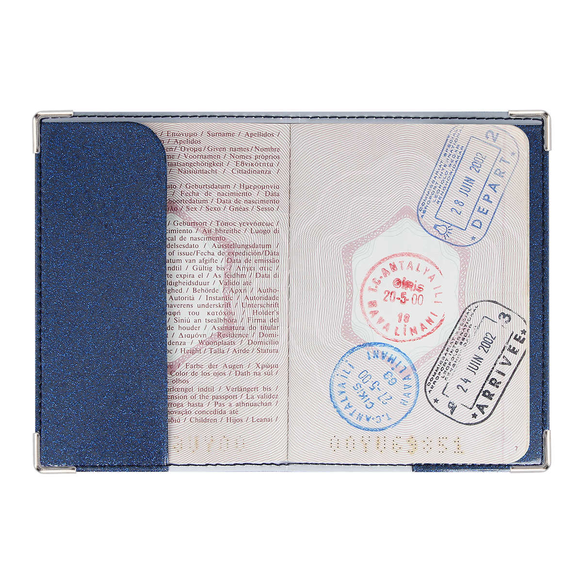 Passeport anti-piratage anti-rfid Color pop fabrication française