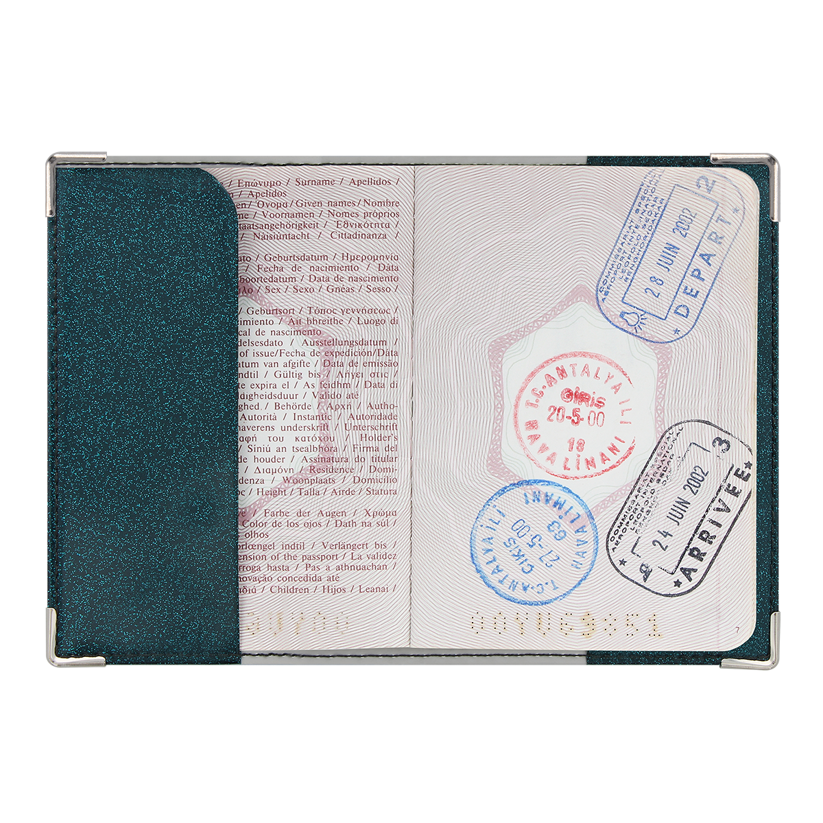 Passeport anti-piratage anti-rfid Color pop fabrication française