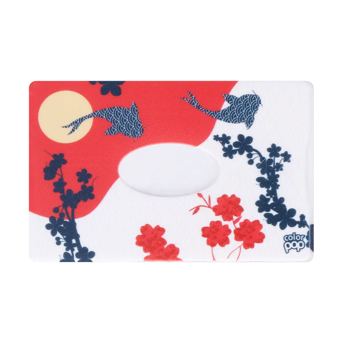 motif carpes, carte bancaire, carte de crédit, carte transport, badge, carte cantine, protège carte bancaire, étui pour carte bancaire ou carte de crédit