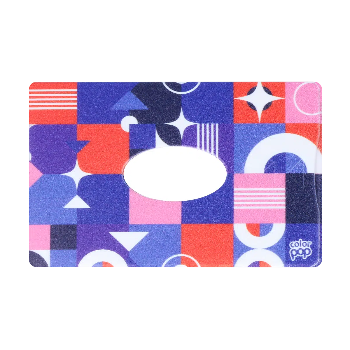 motif formes géométriques, carte bancaire, carte de crédit, carte transport, badge, carte cantine, protège carte bancaire, étui pour carte bancaire ou carte de crédit
