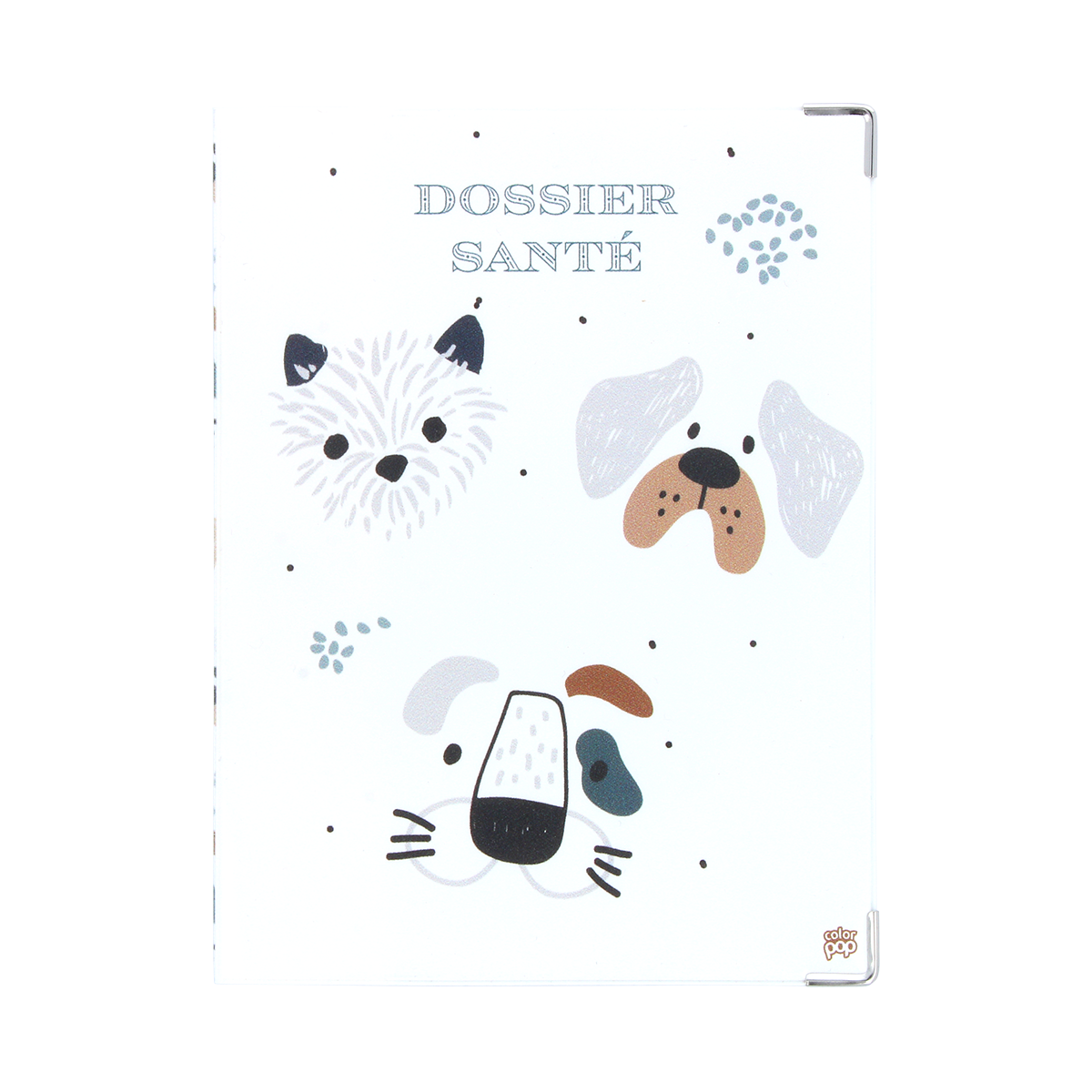 étui santé animaux carnet vaccination Color pop fabrication française