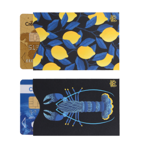 Lot de 2 étuis carton anti-RFID Color Pop