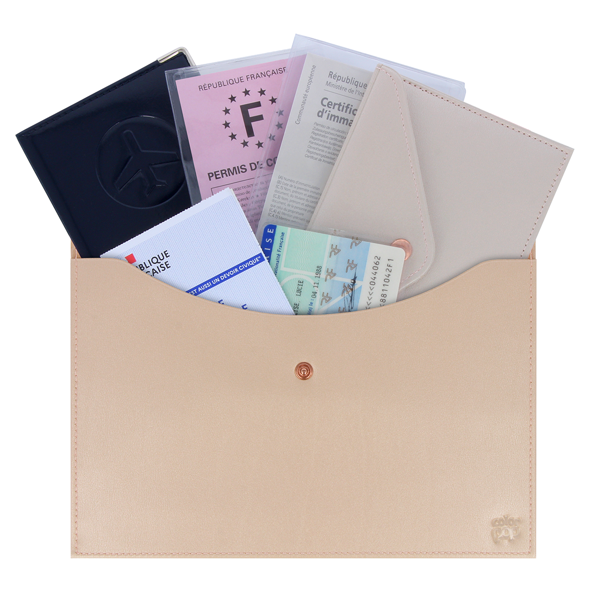 étui enveloppe multi-usages Color Pop fabrication française