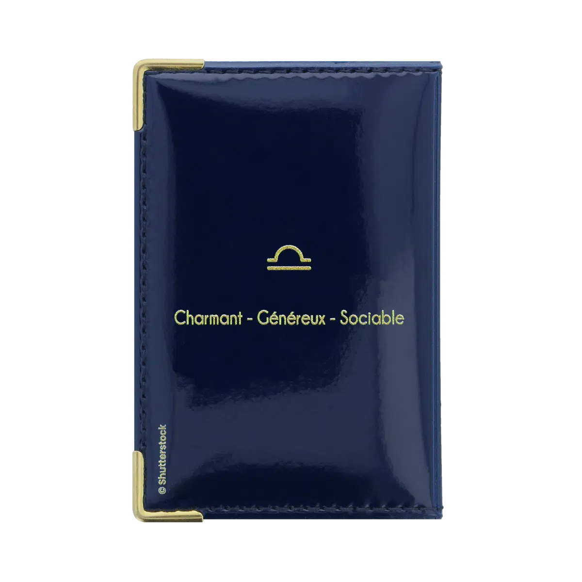 Motif astrologie balance derrière porte carte anti-rfid Color Pop