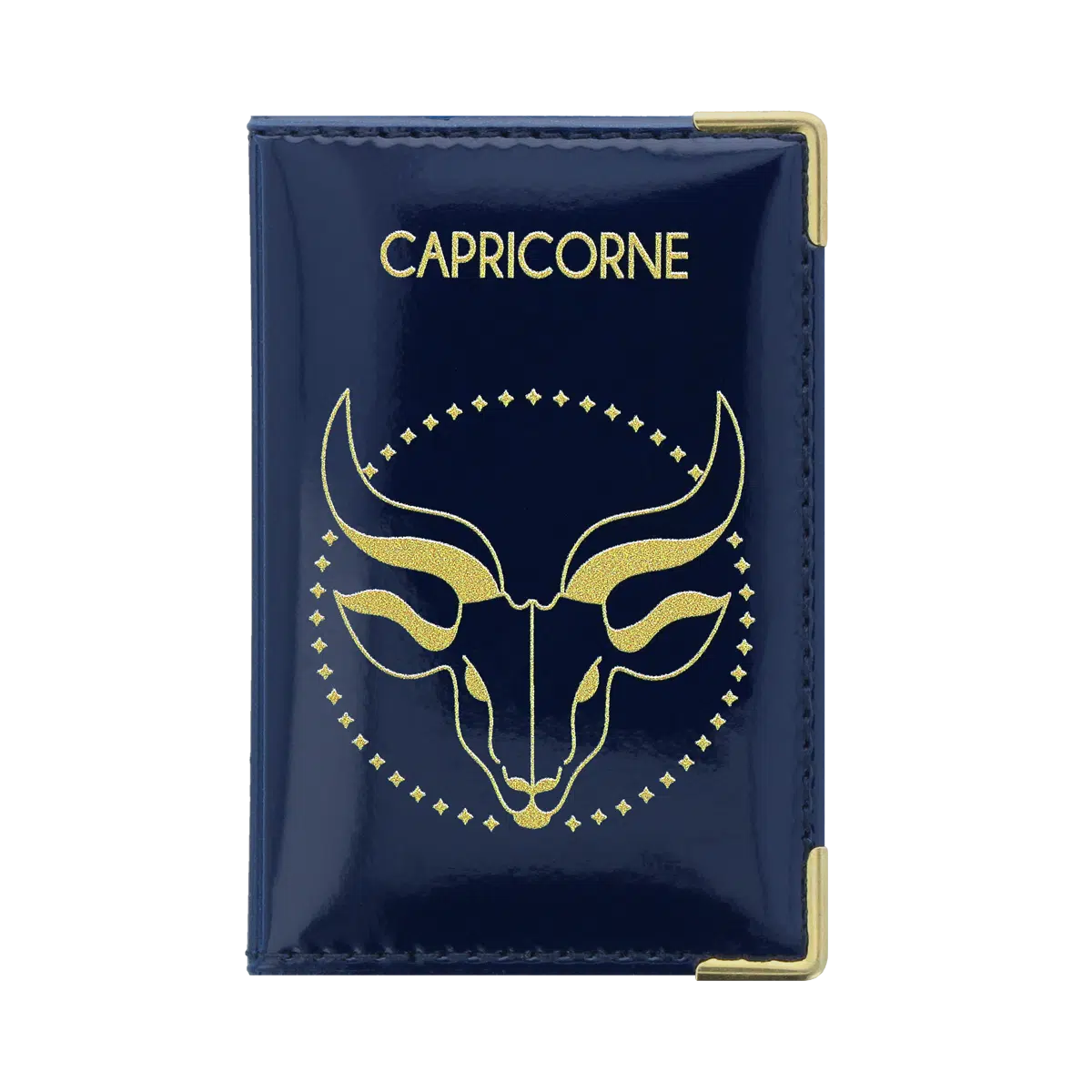 Motif astrologie capricorne devant porte carte anti-rfid Color Pop